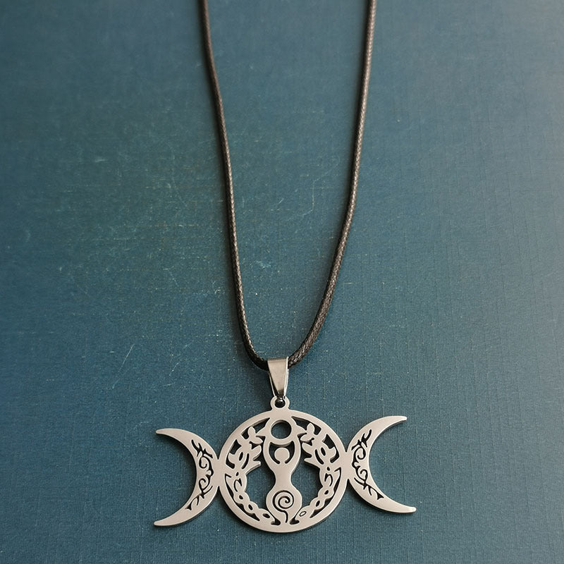 Triple Moon Celtic Knot Pendant