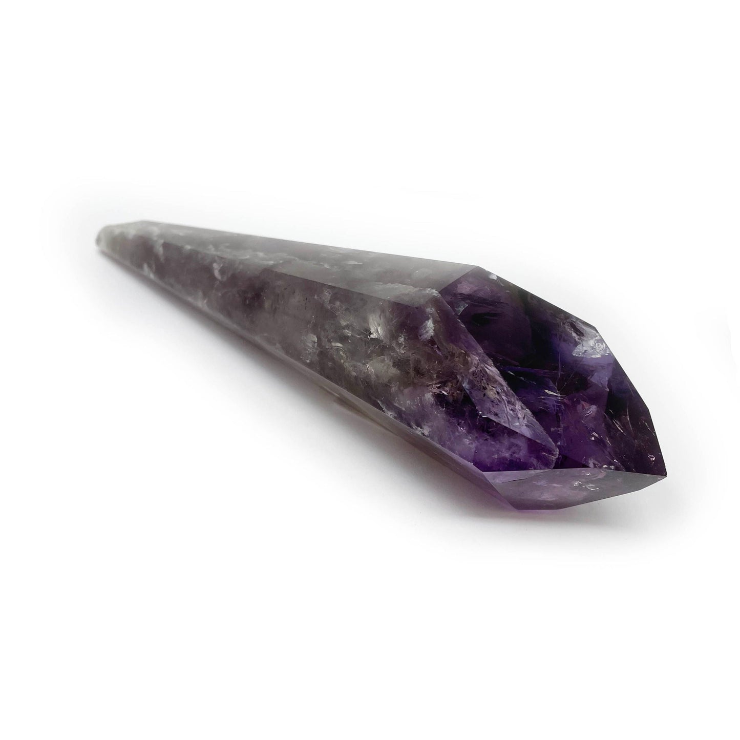 Bahia Amethyst Point - Polished with Phantom Inclusions –