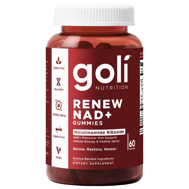 Goli Nutrition Renew NAD+ Gummies – 60 Count –