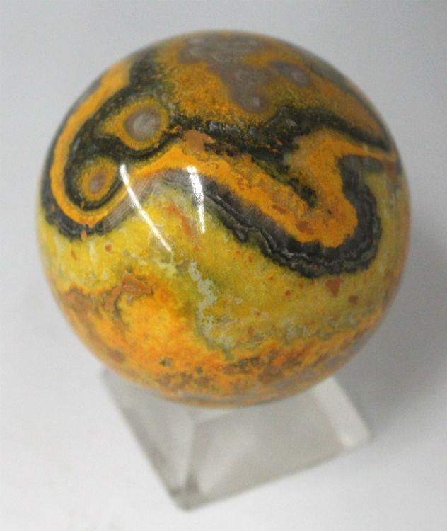 Bumblebee Jasper Sphere – XL Polished Crystal Ball