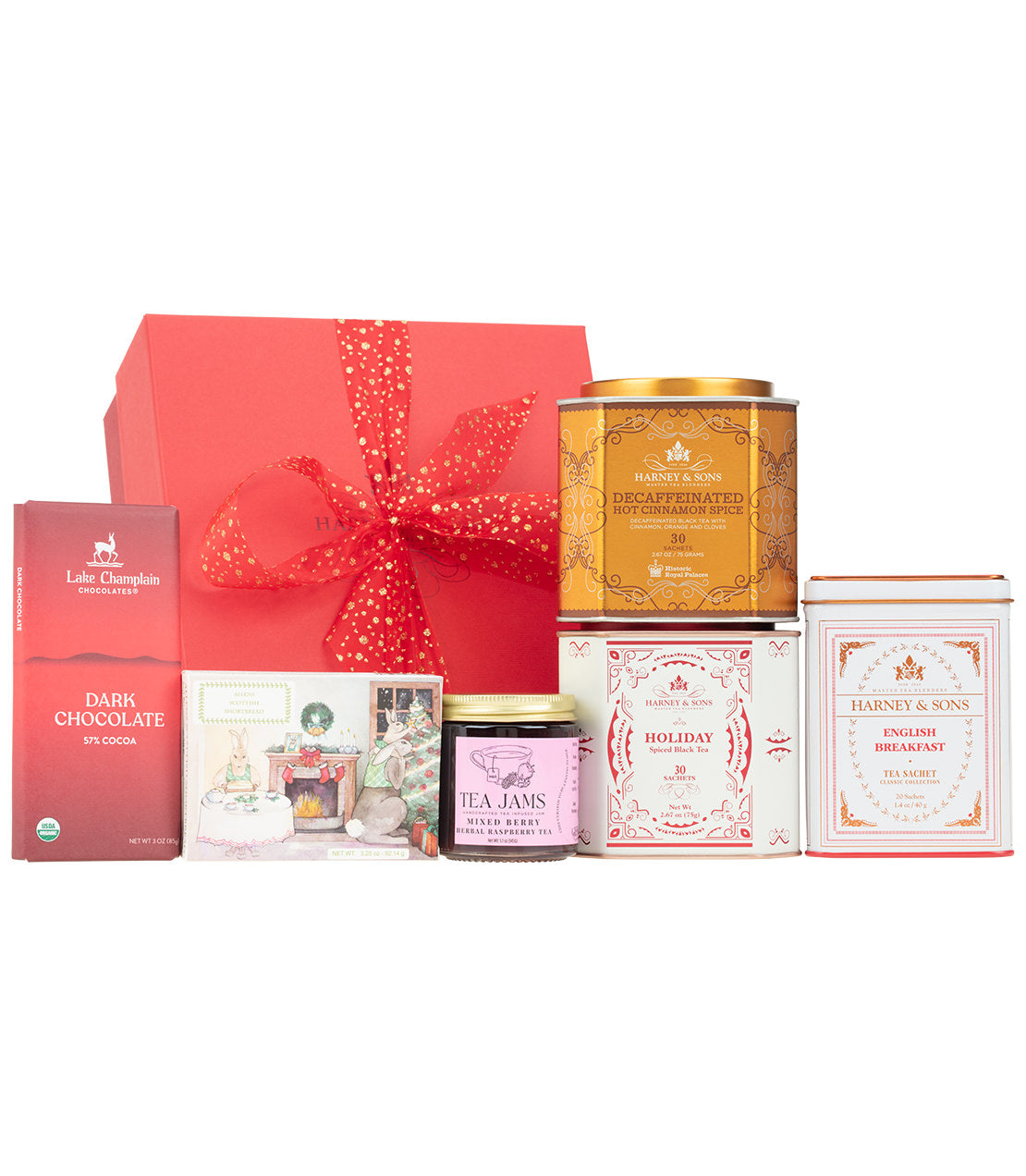 Holiday Tea – Spiced Black Tea with Citrus, Almond & Cinnamon – Sachets Happiest of Holiday Gift
