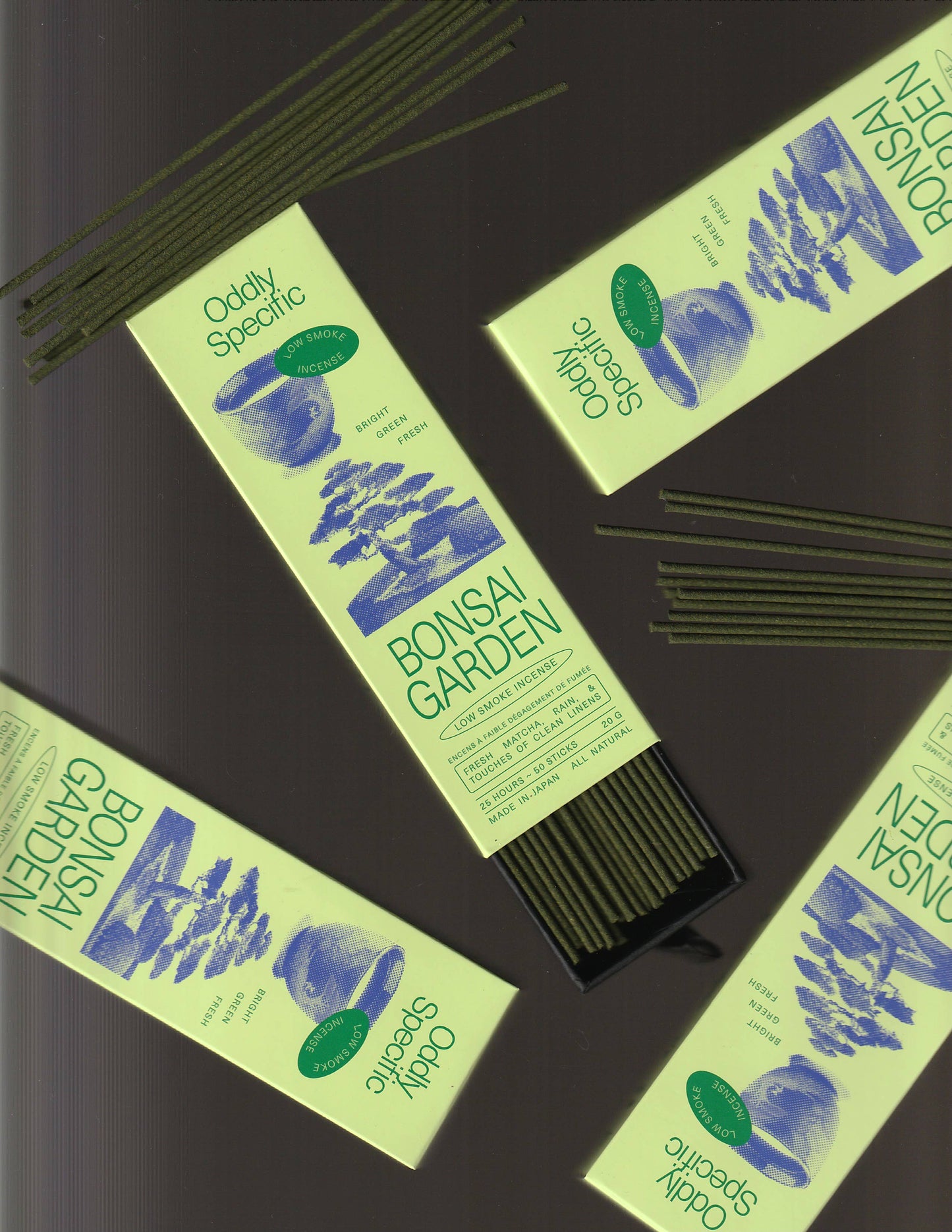 Low Smoke Incense, Made in Japan, Natural | Bonsai Garden