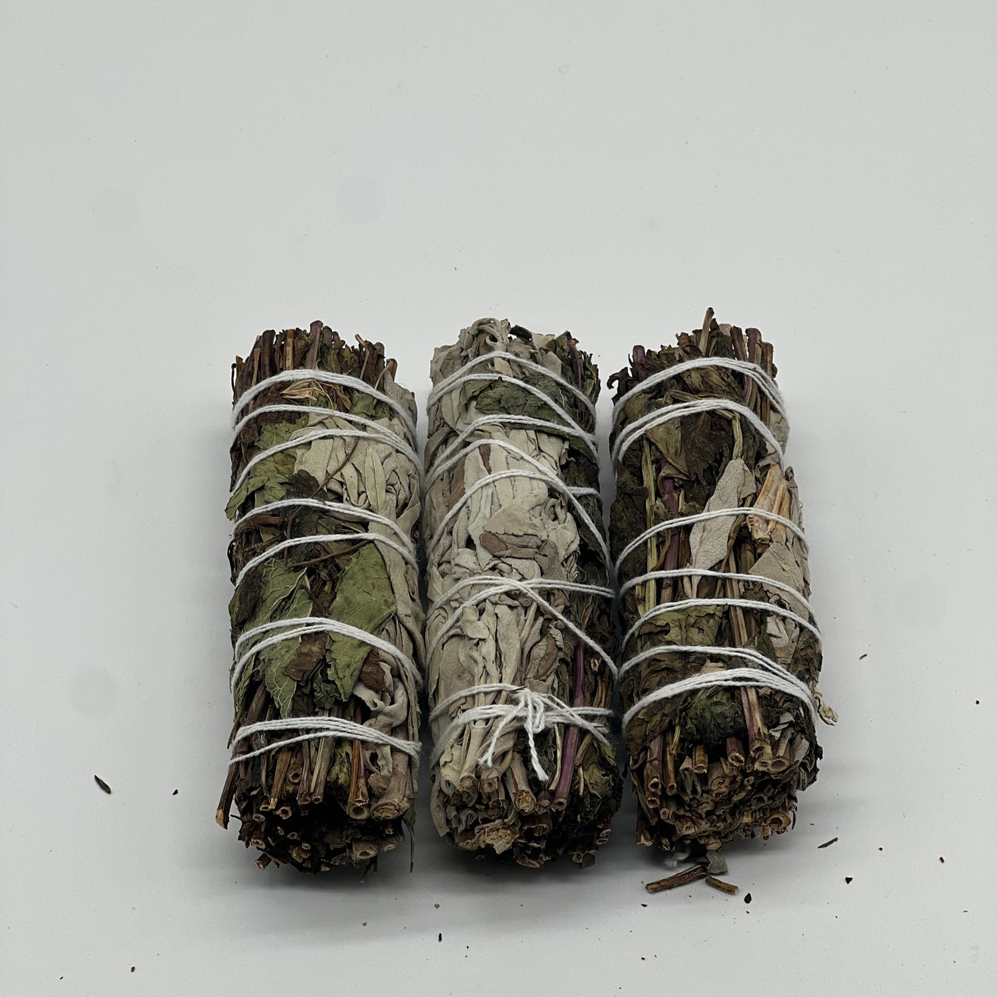 Peppermint & White Sage Smudging Sticks - 4" - Native-Owned, Sustainably Harvested