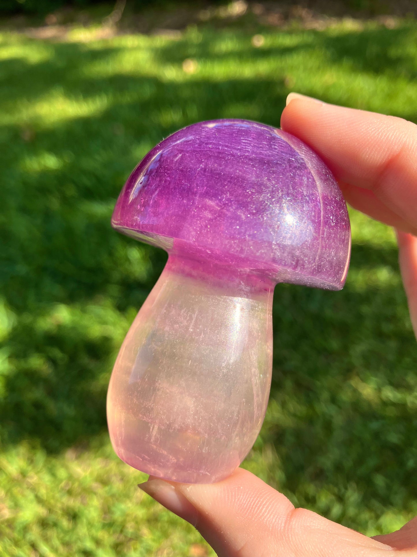 Fluorite Mushroom