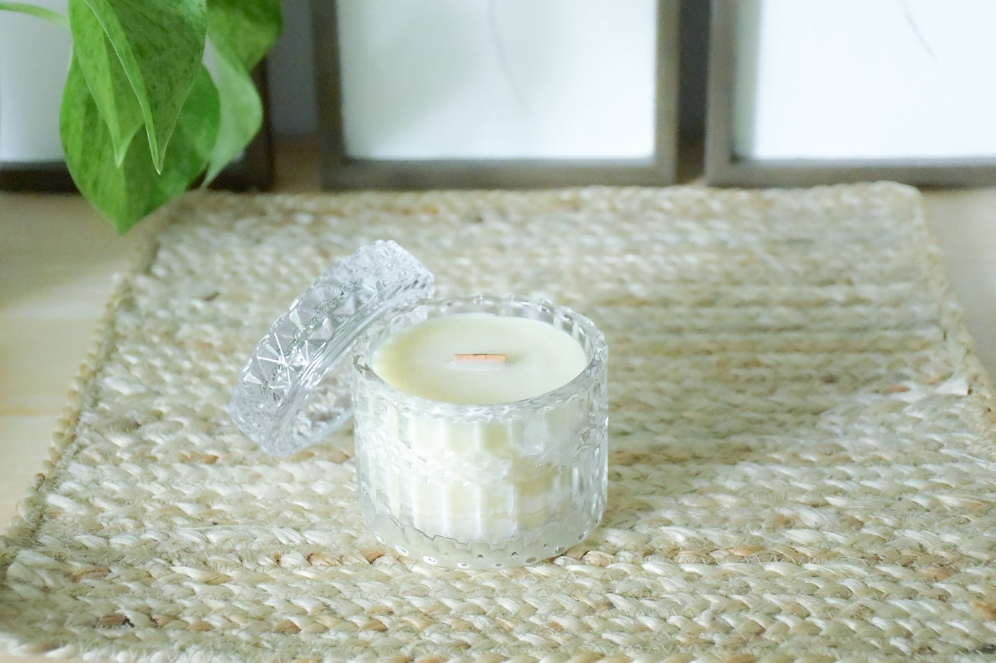 Fresh Laundry Beeswax Candle 7oz - Refillable – non toxic candle
