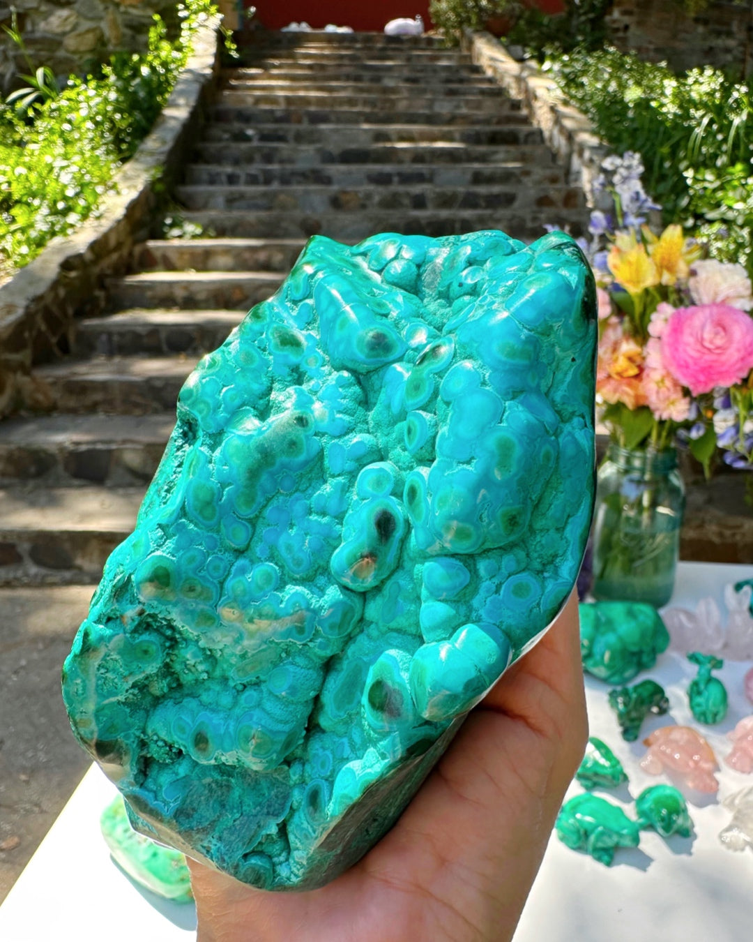 Chrysocolla w/ Malachite –