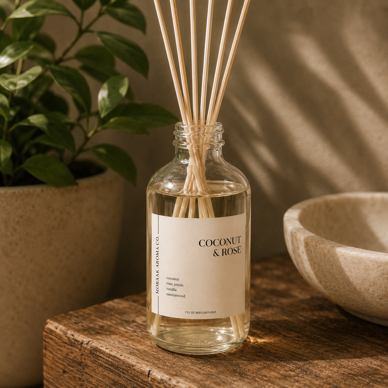 Coconut & Rose Reed Diffuser –