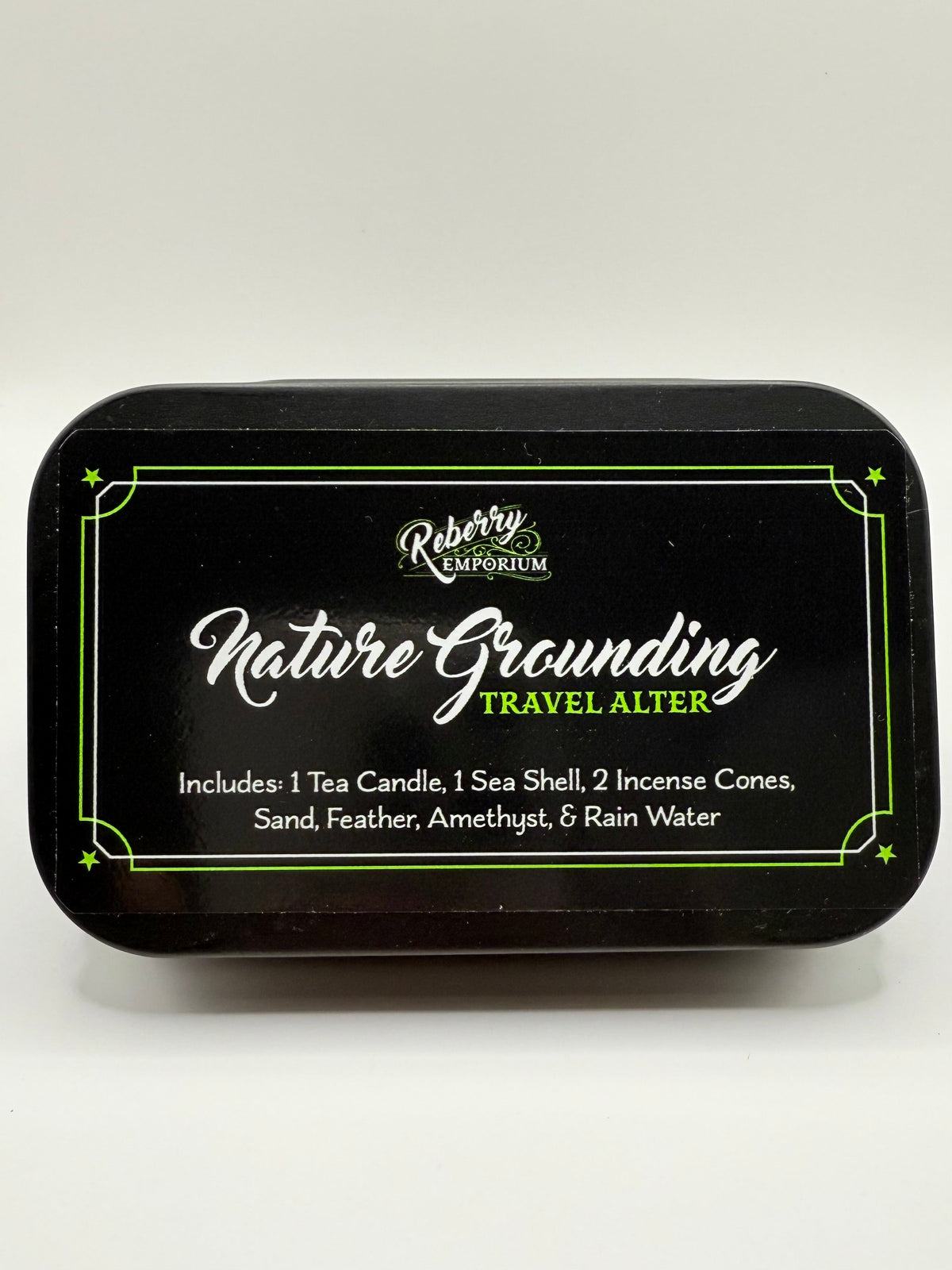 Nature Grounding Travel Altar Kit with Amethyst