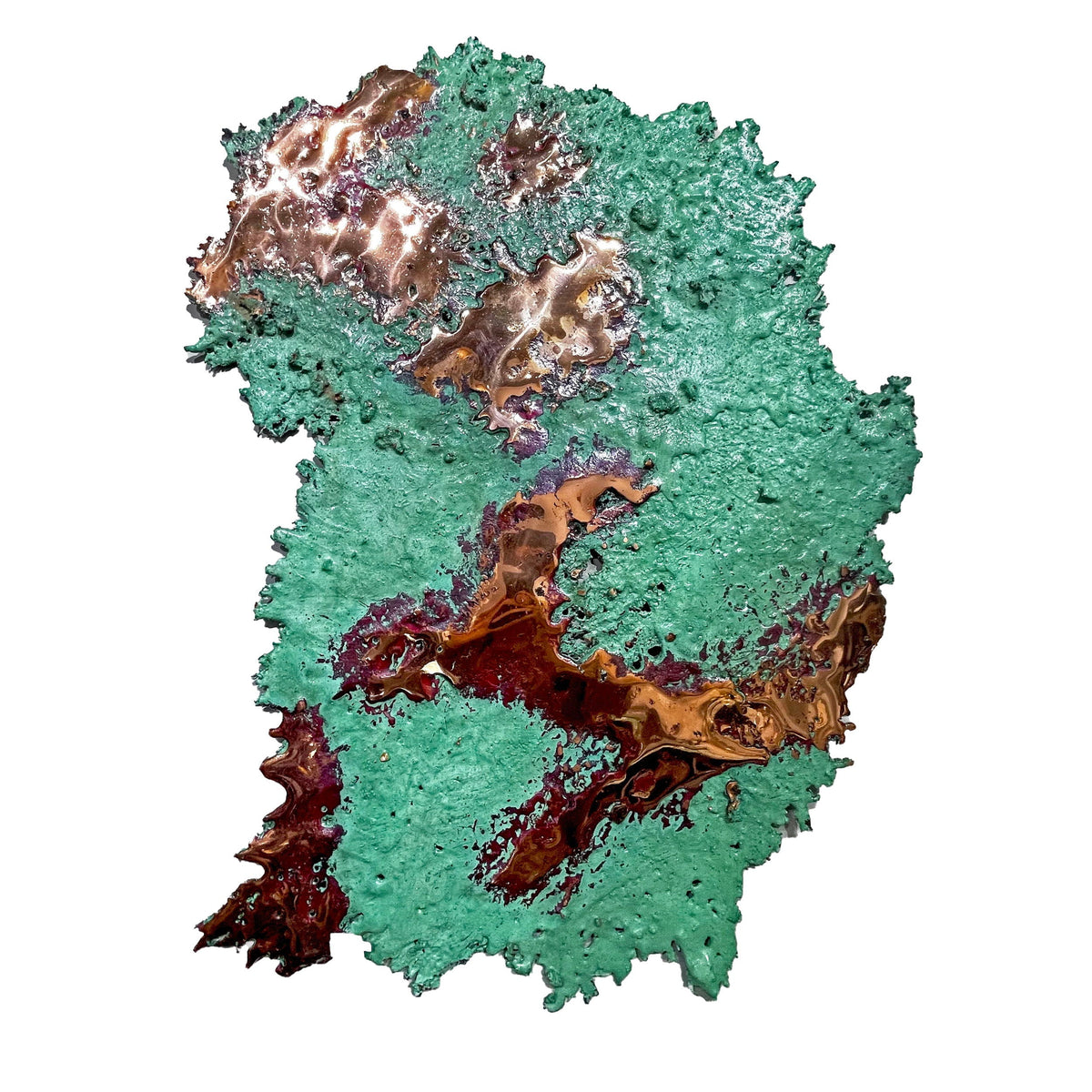 Large Michigan Copper Splash Sculpture | Rare Earth Gallery