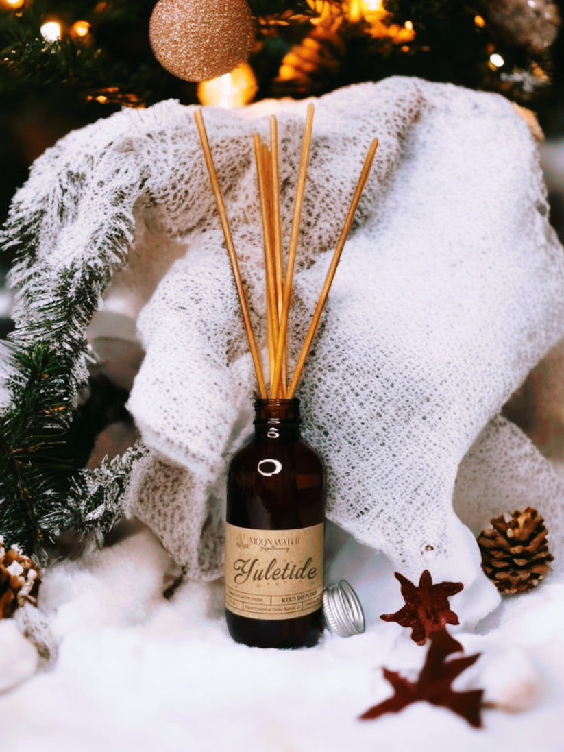 *YULETIDE* - REED DIFFUSER & ROOM SPRAY -- by Moon Water Apothecary –