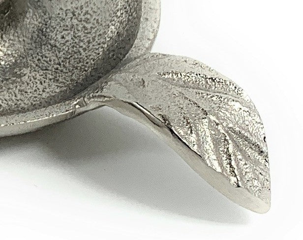 Vibhsa Taper Candlestick Holder Dish-Silver – home Decor