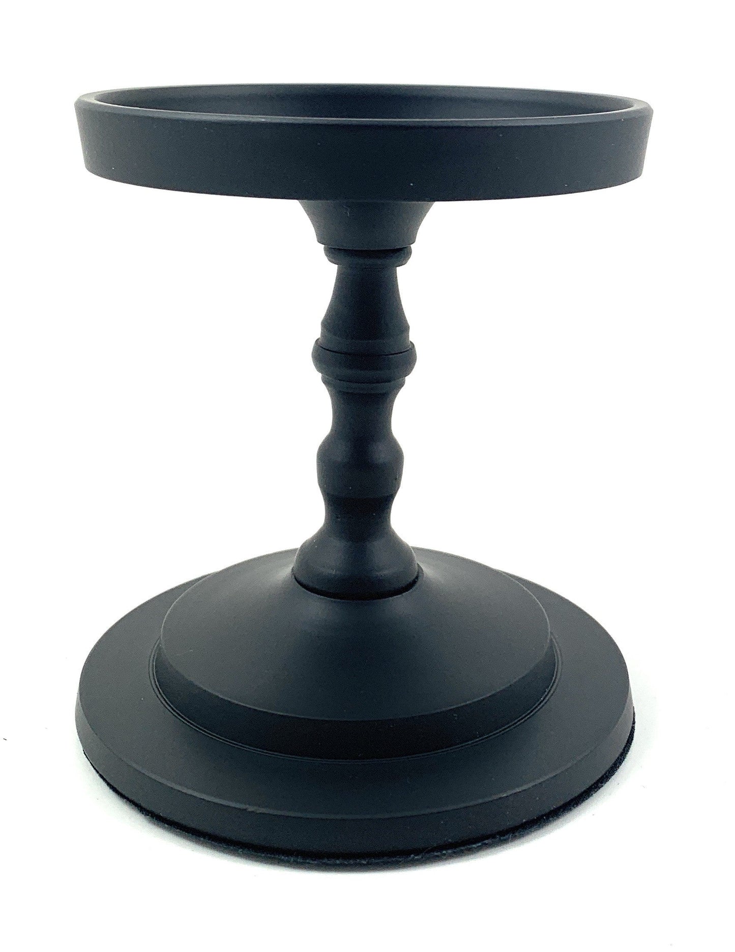 Vibhsa Pillar Candle Holder - Matte Black (4.5"H)