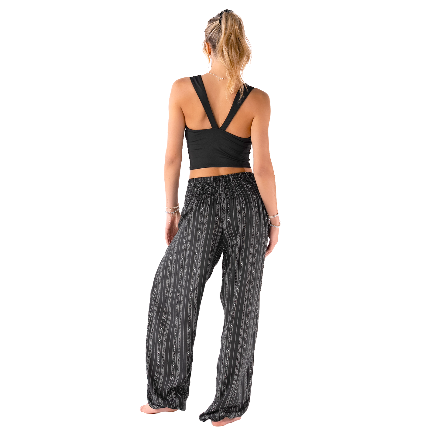 Akha Tribal Print Harem Pants – Pants