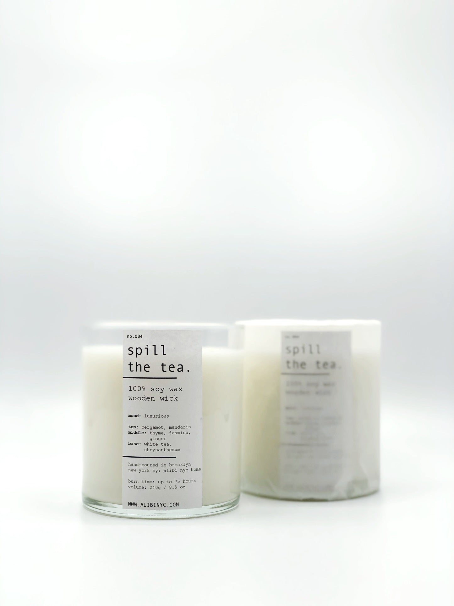 SPILL THE TEA | 100% SOY WOODEN WICK CANDLE