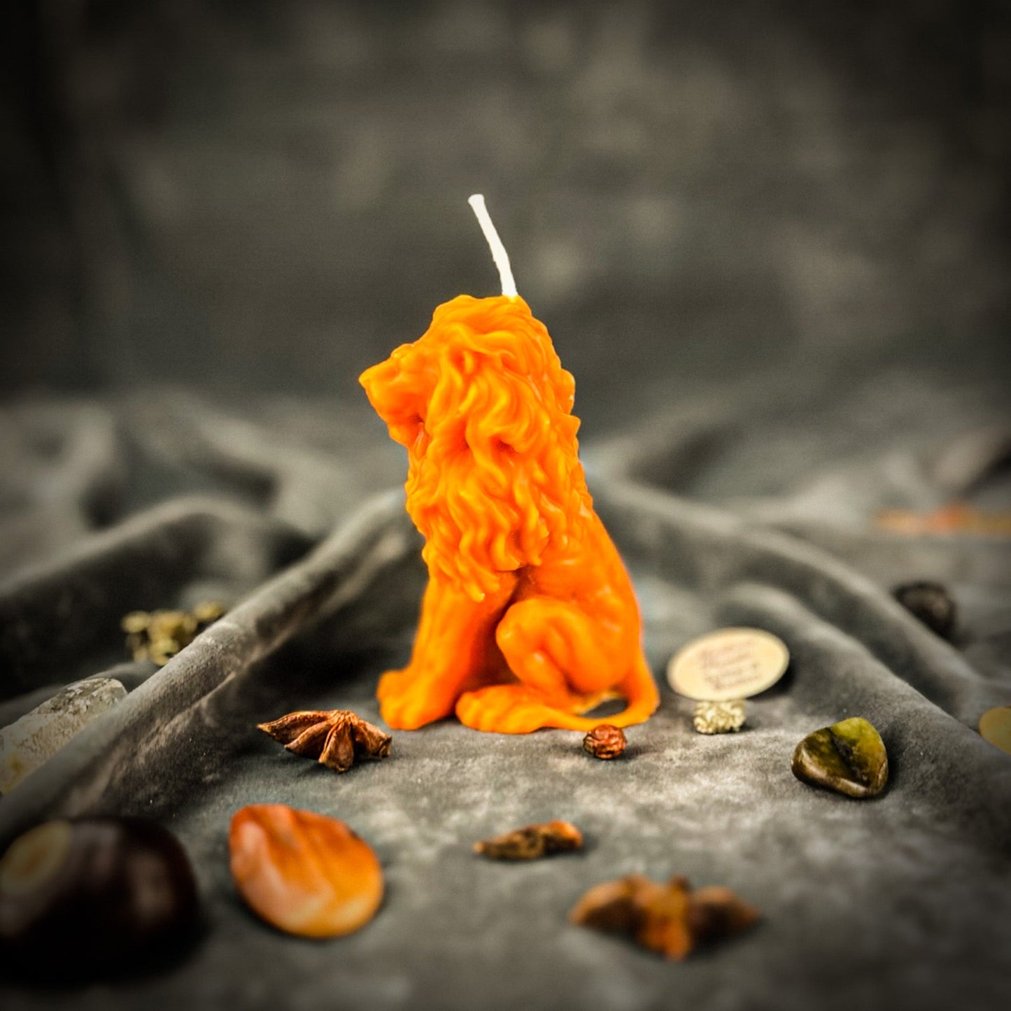 Lion Candle Spell Kit - Courage & Leadership – Orange (Opportunity) Candle Spell Kit