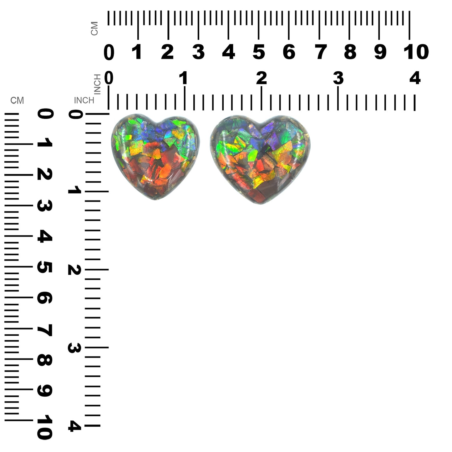 Starborn Ammolite Heart, Display Stone- 1.25 inches – RP - Regular Price