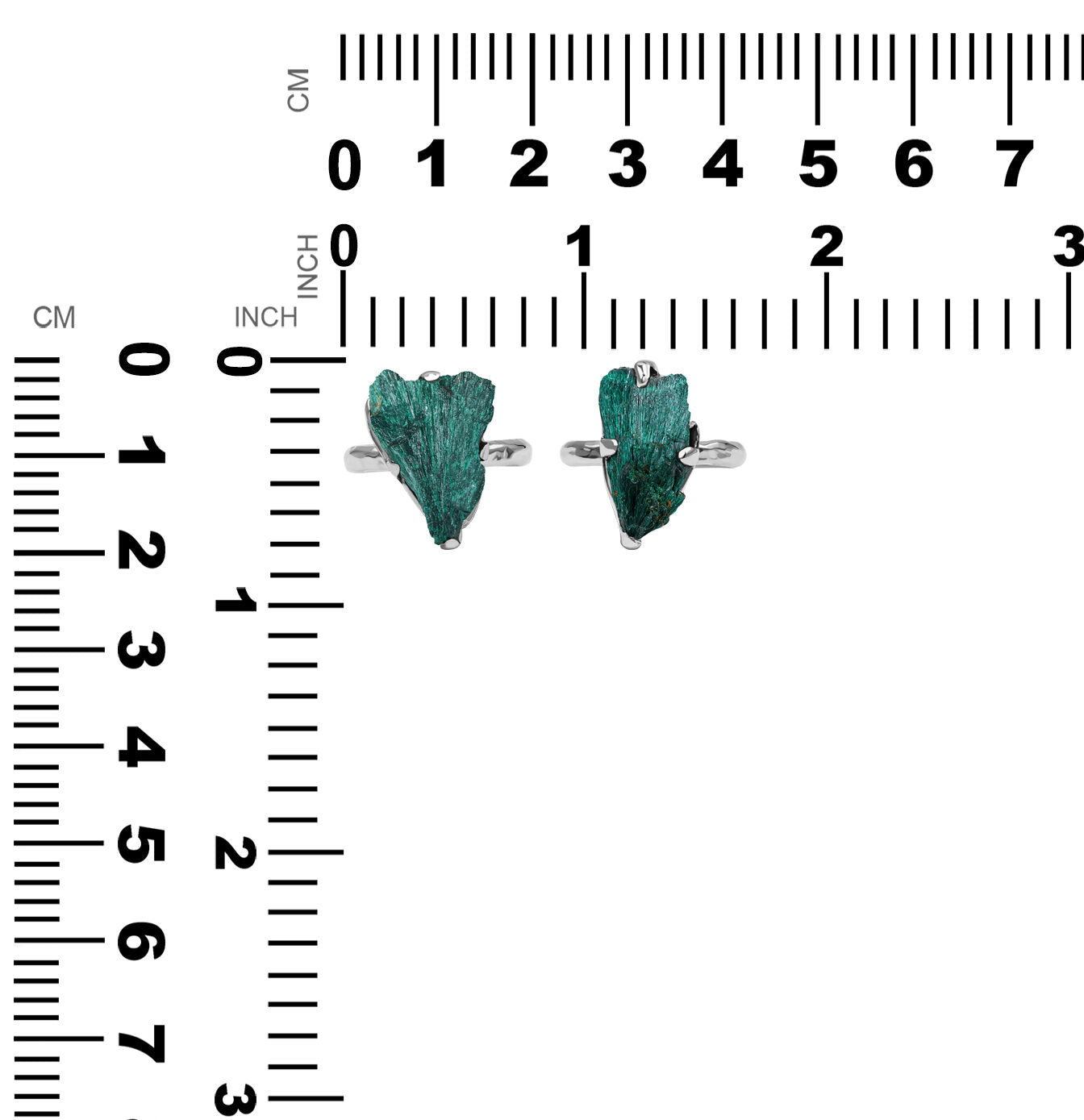 Starborn Raw Malachite Prong Set Ring in Fine Sterling Silver – RP - Regular Price