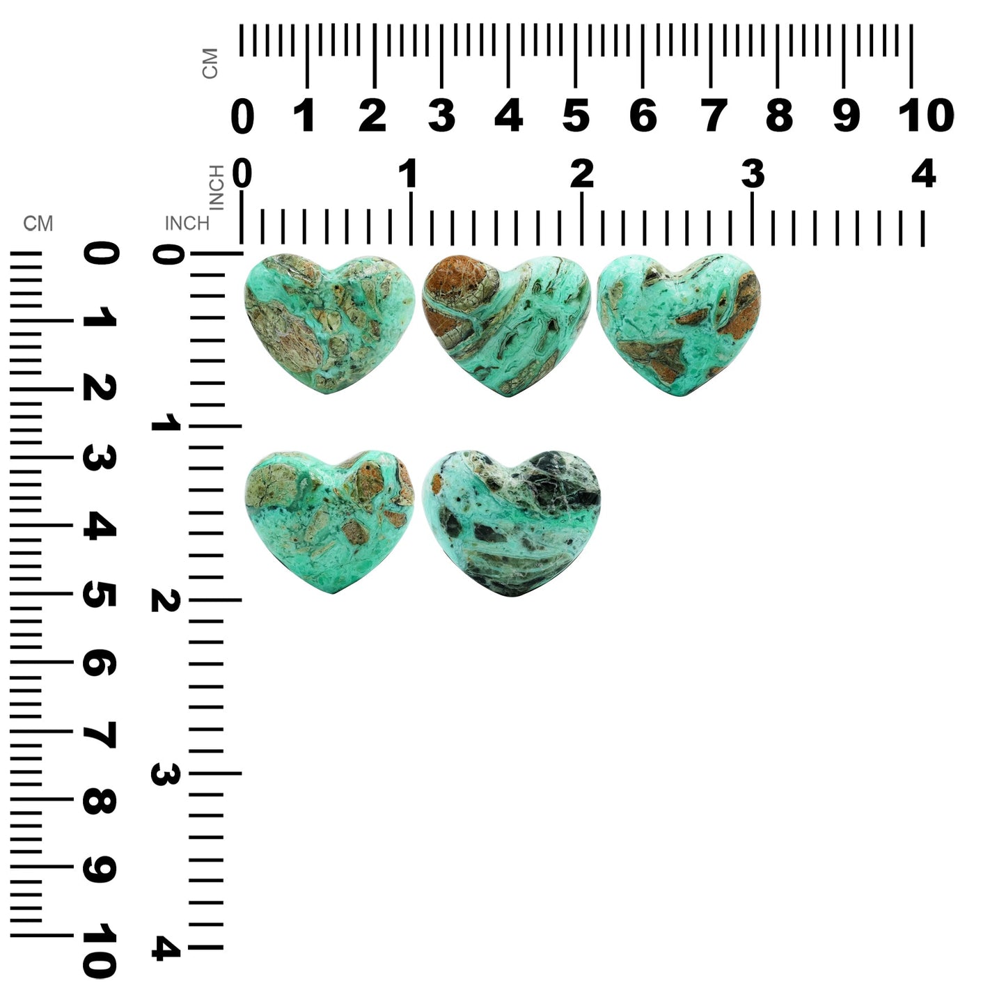 Starborn Smithsonite Heart Cabochon 21-23 mm - 1 Piece – RP - Regular Price