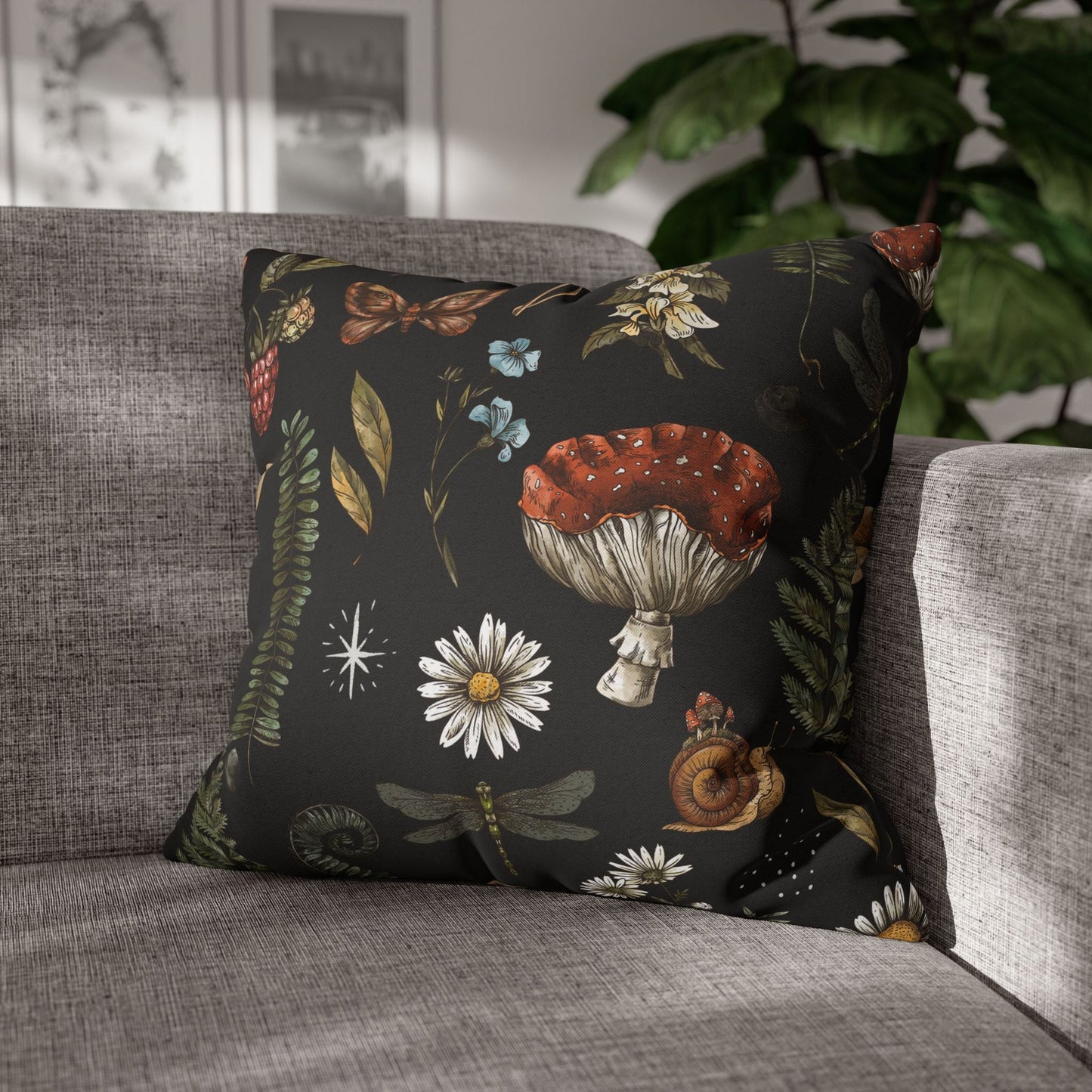 Dark Forest - Throw Pillow