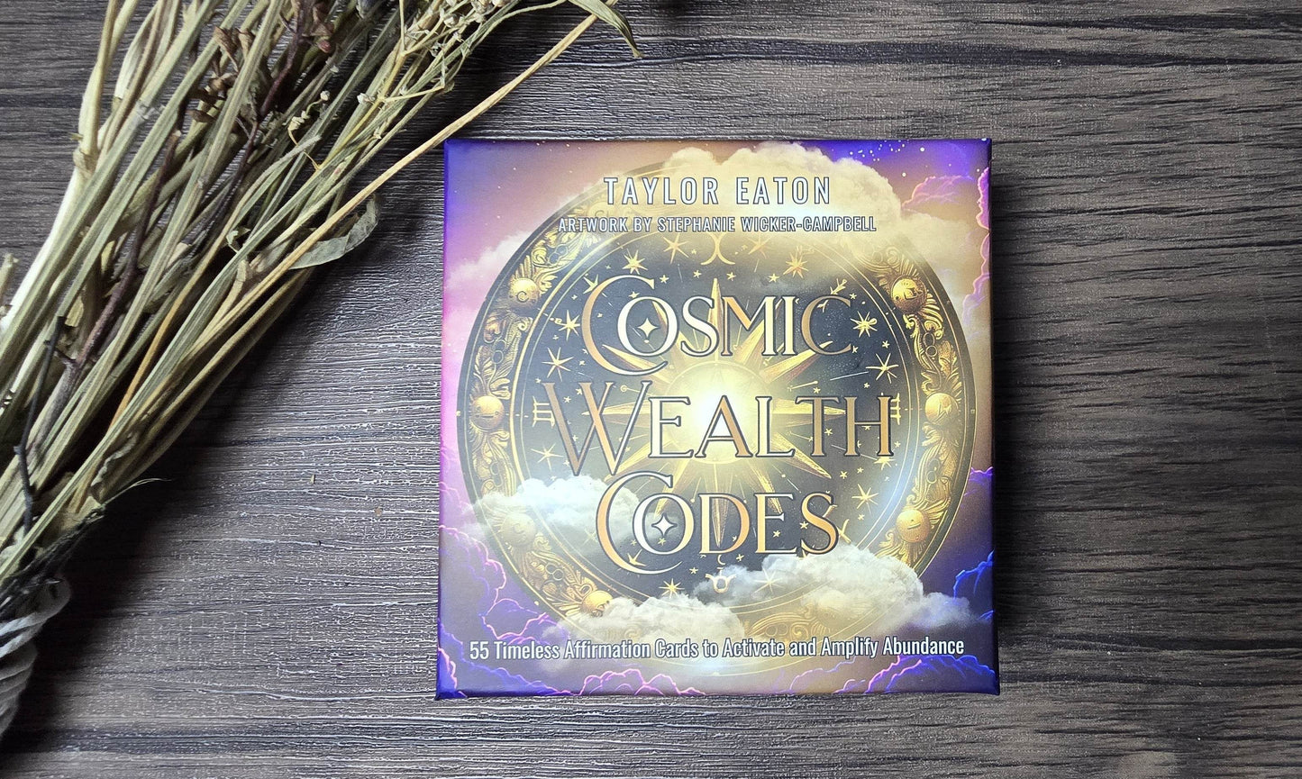 Cosmic Wealth Codes Affirmation Deck: 55 Cards for Abundance