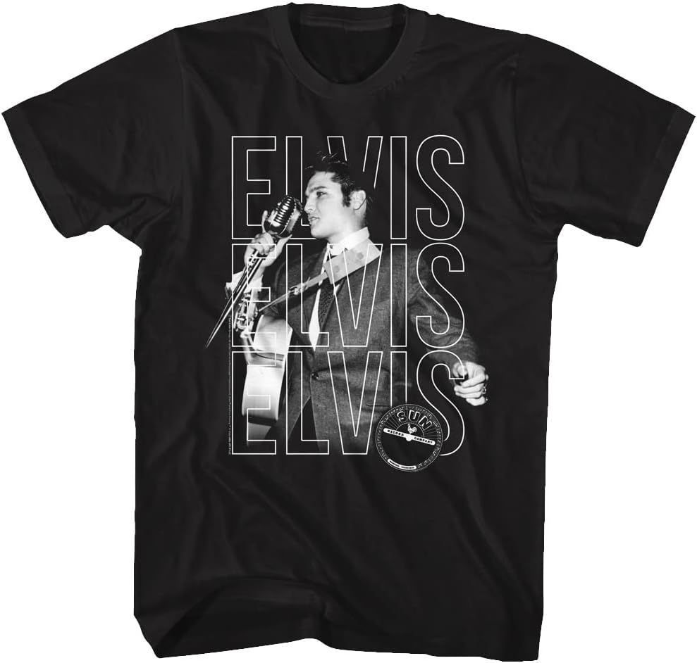 Elvis Presley T-Shirt - Officially Licensed – XXL Clothing, Shoes & Accessories > Men > Men's Clothing > Shirts > T-Shirts