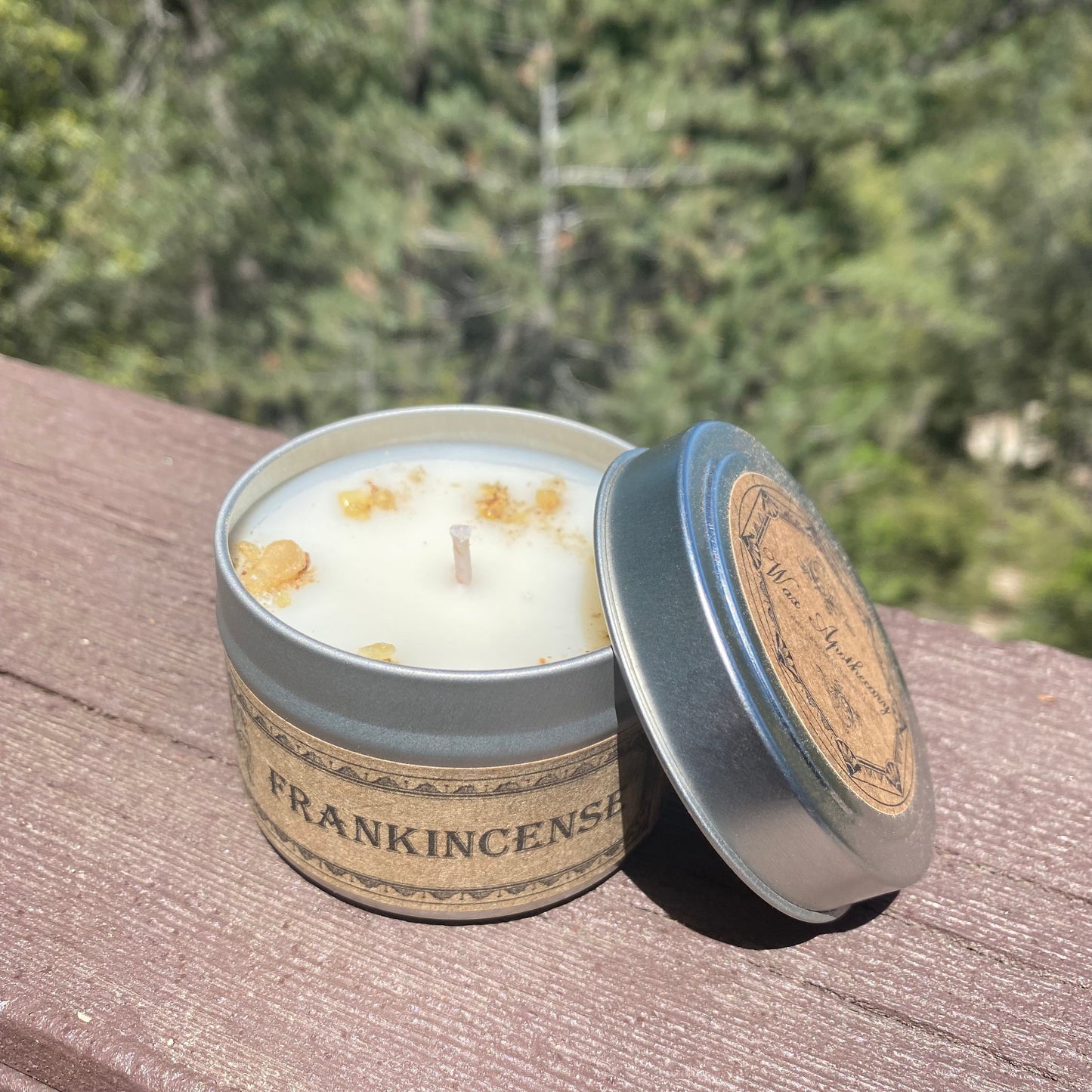 Frankincense Botanical Candle Travel Tin