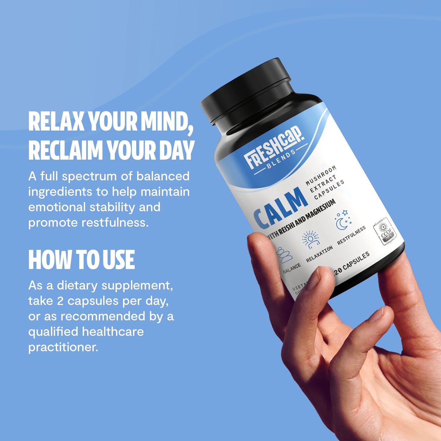 Calm Blend Capsules, 120 count – Capsules