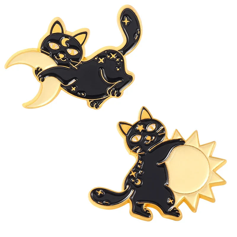 Black Cat Pins