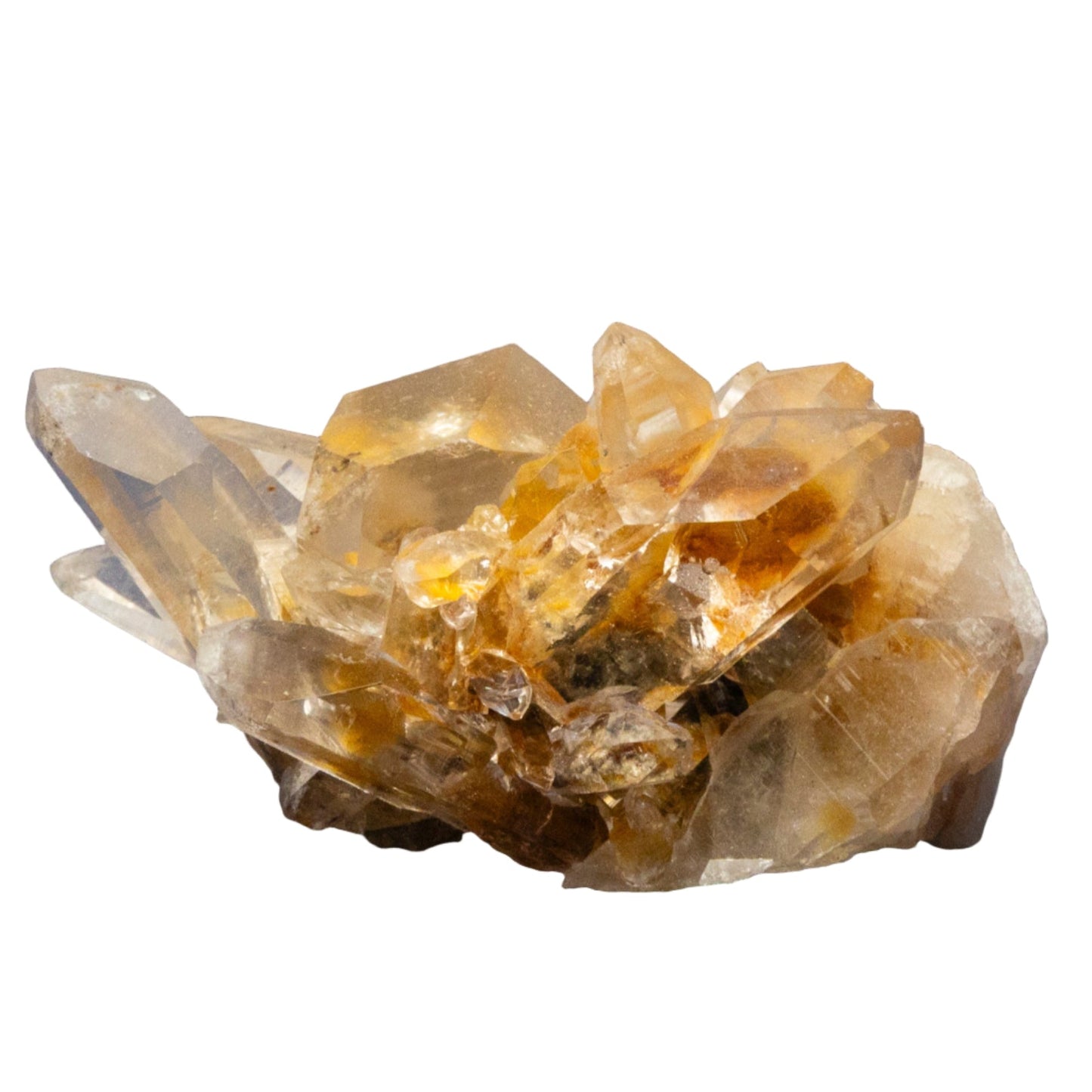 Hematoid Quartz Point Cluster – Clusters