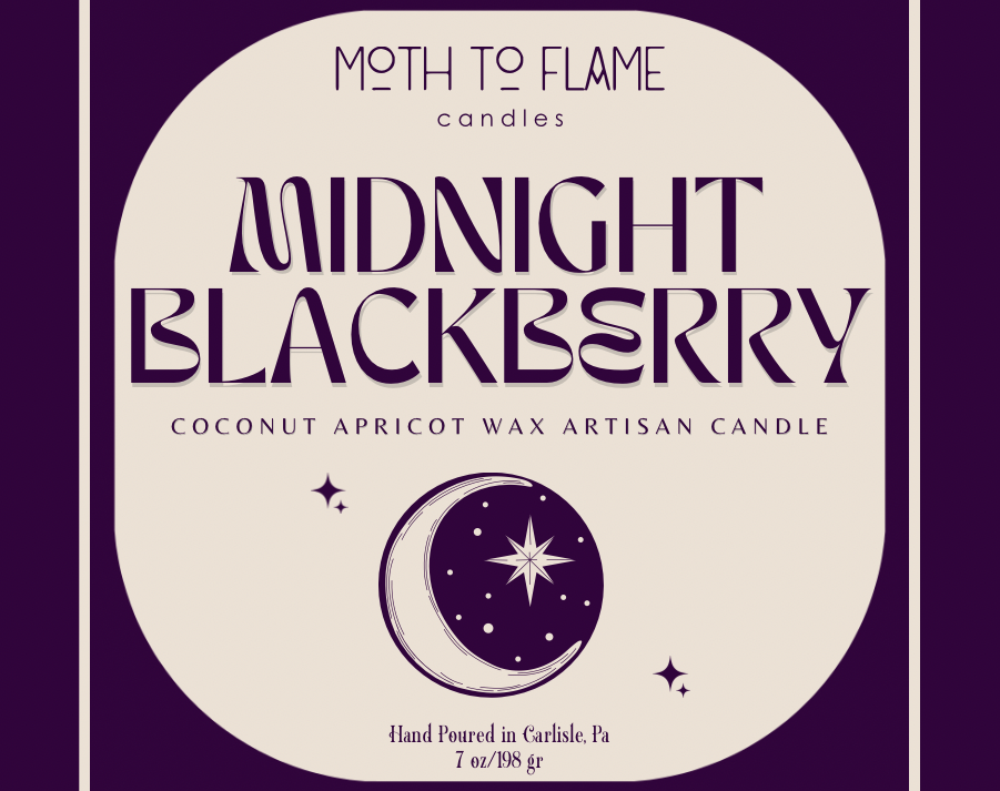 Midnight Blackberry – 7 oz - Blackberry, Champagne, Raspberry, Sugar Praline