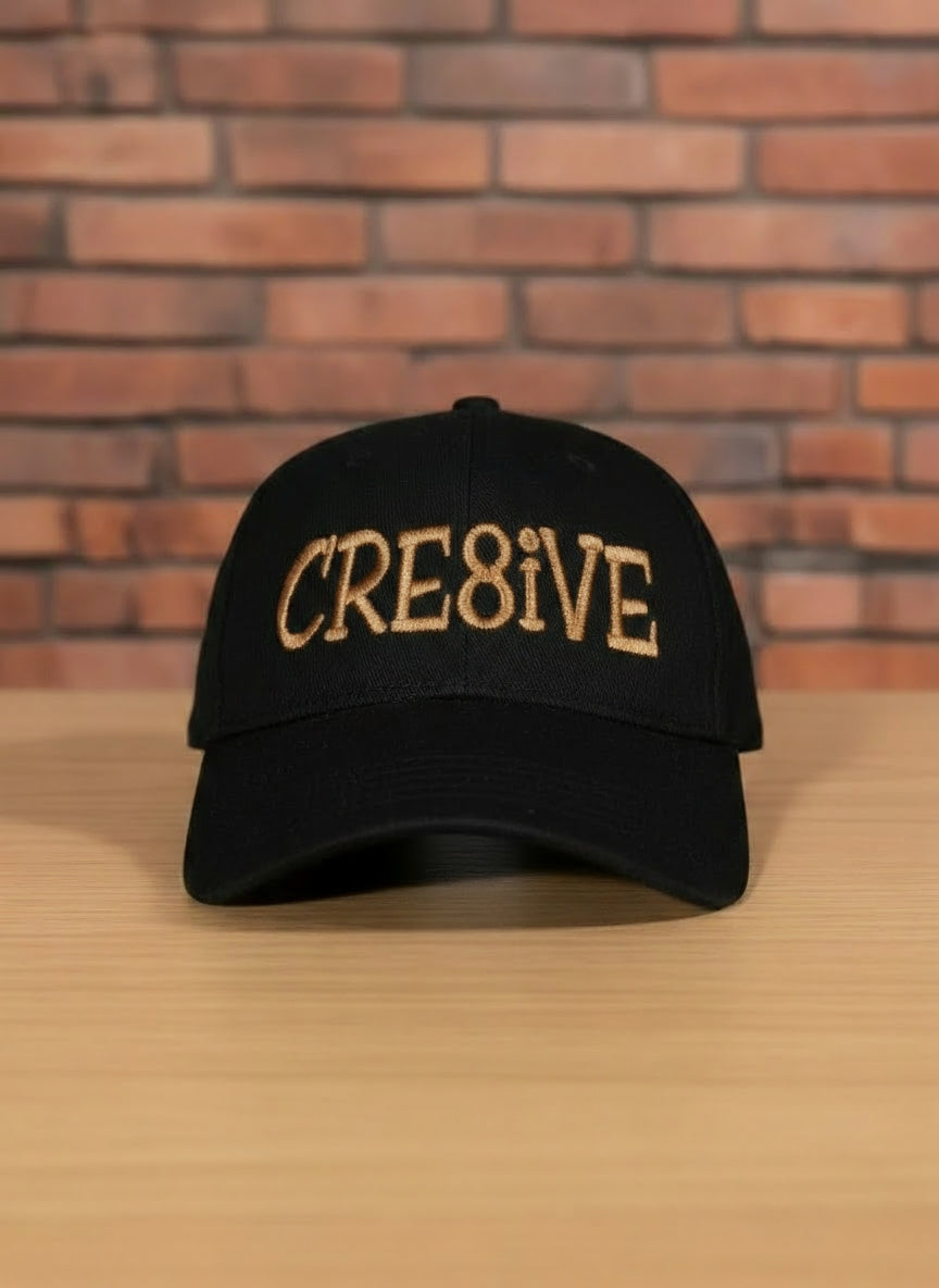 Cre8ive copper And Black Baseball Strap Back Hat