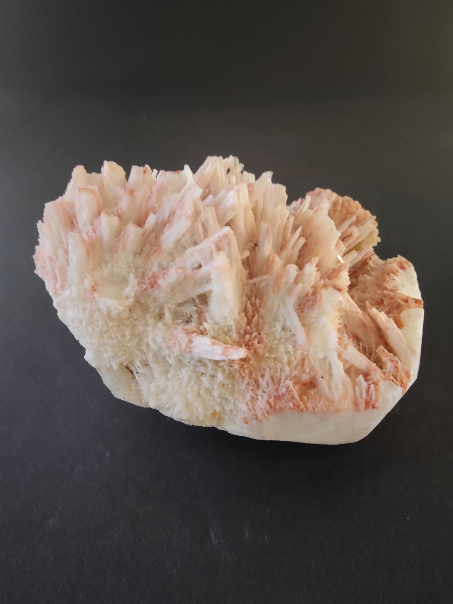 Red Mordenite & Stilbite Crystal Specimen - 355g India – Minerals