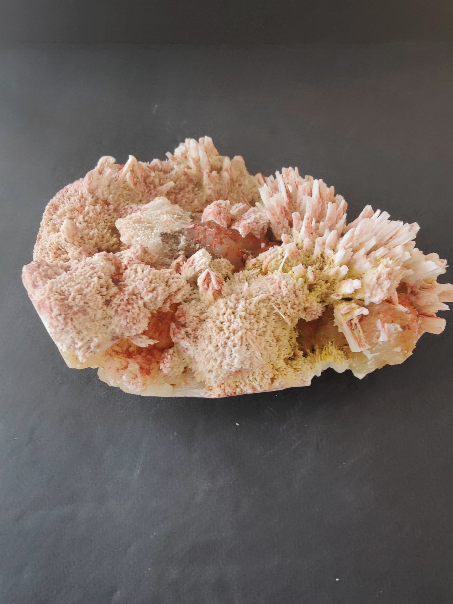 Red Mordenite Stilbite Specimen 582g India – Minerals