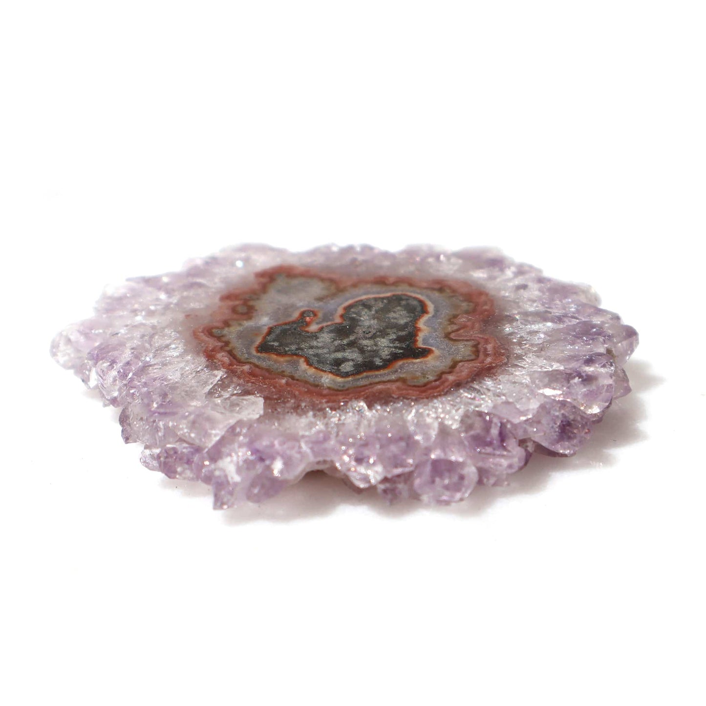 Delicate Crystal Flower Stalactite Slice – Amethysts Crystals Stalactites