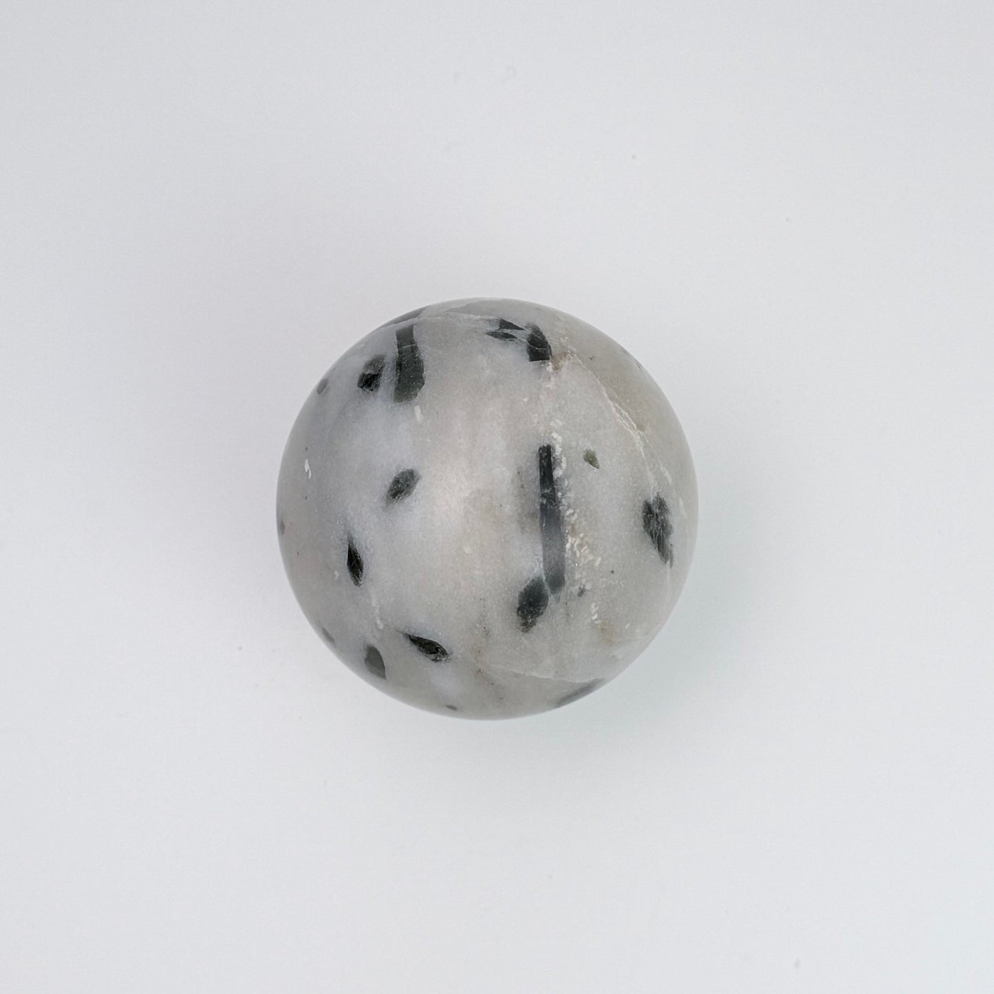 Tourmalinated Quartz Sphere
