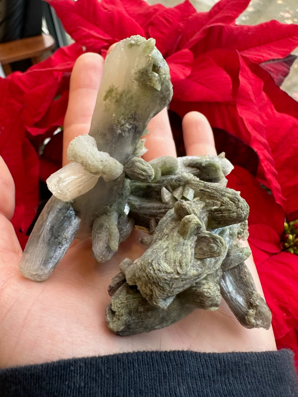 Marshy Stilbite Cluster from India