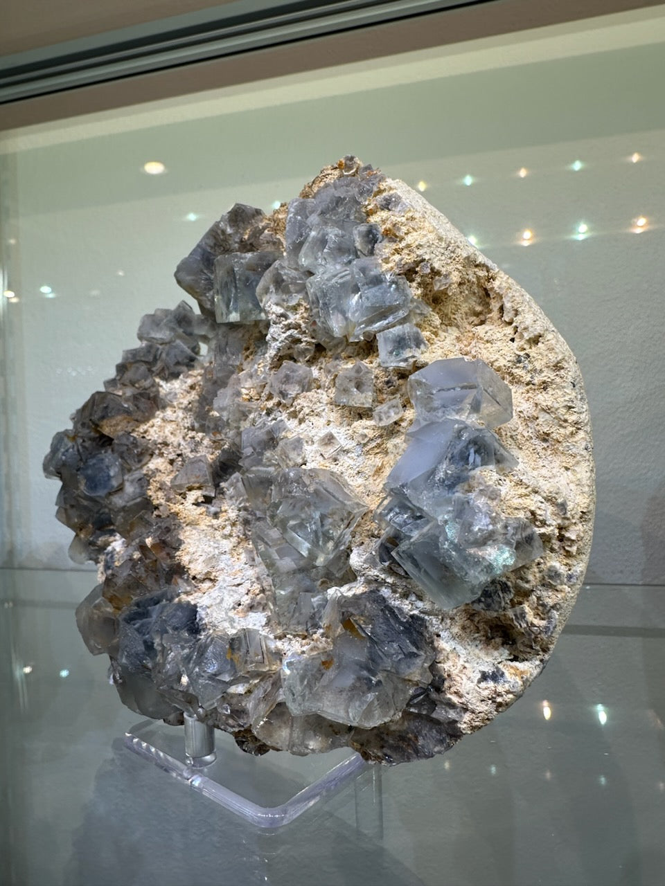 Blue Fluorite on Matrix 1.8 kg – Minerals