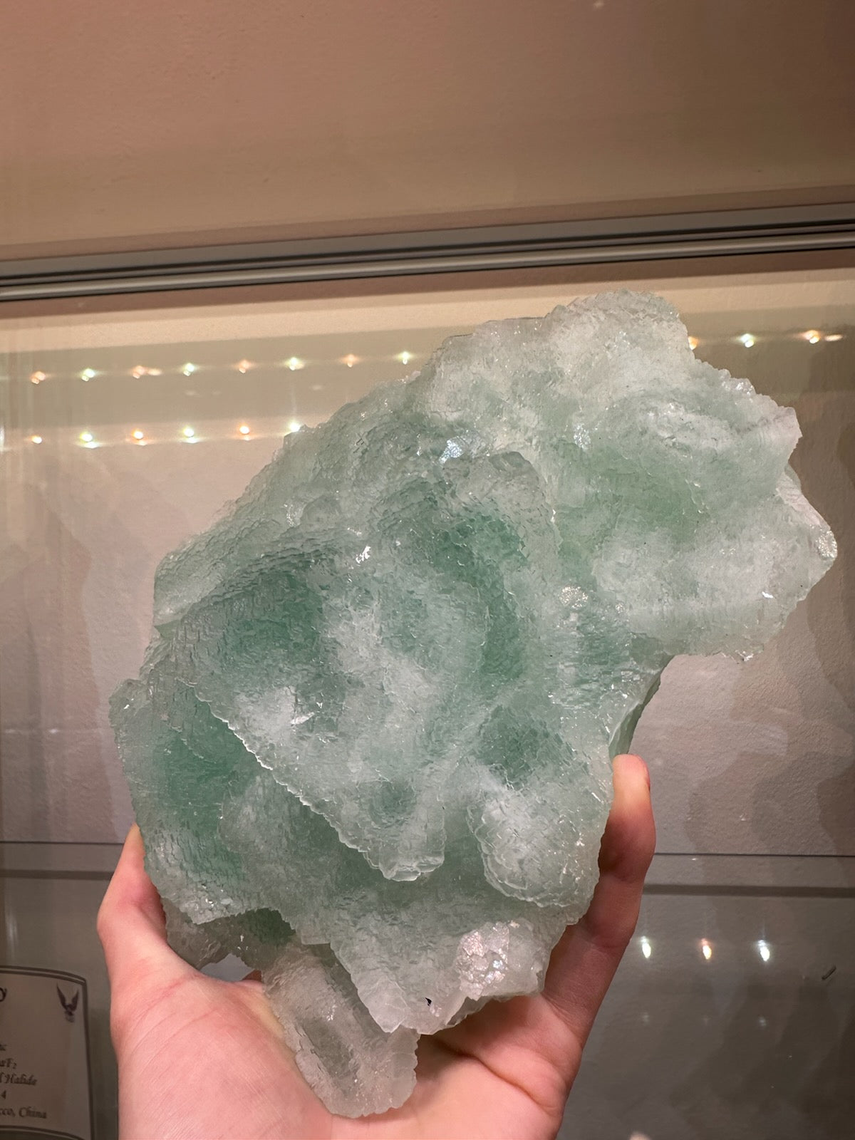 Green and White Fluorite Cluster 1.8 kg