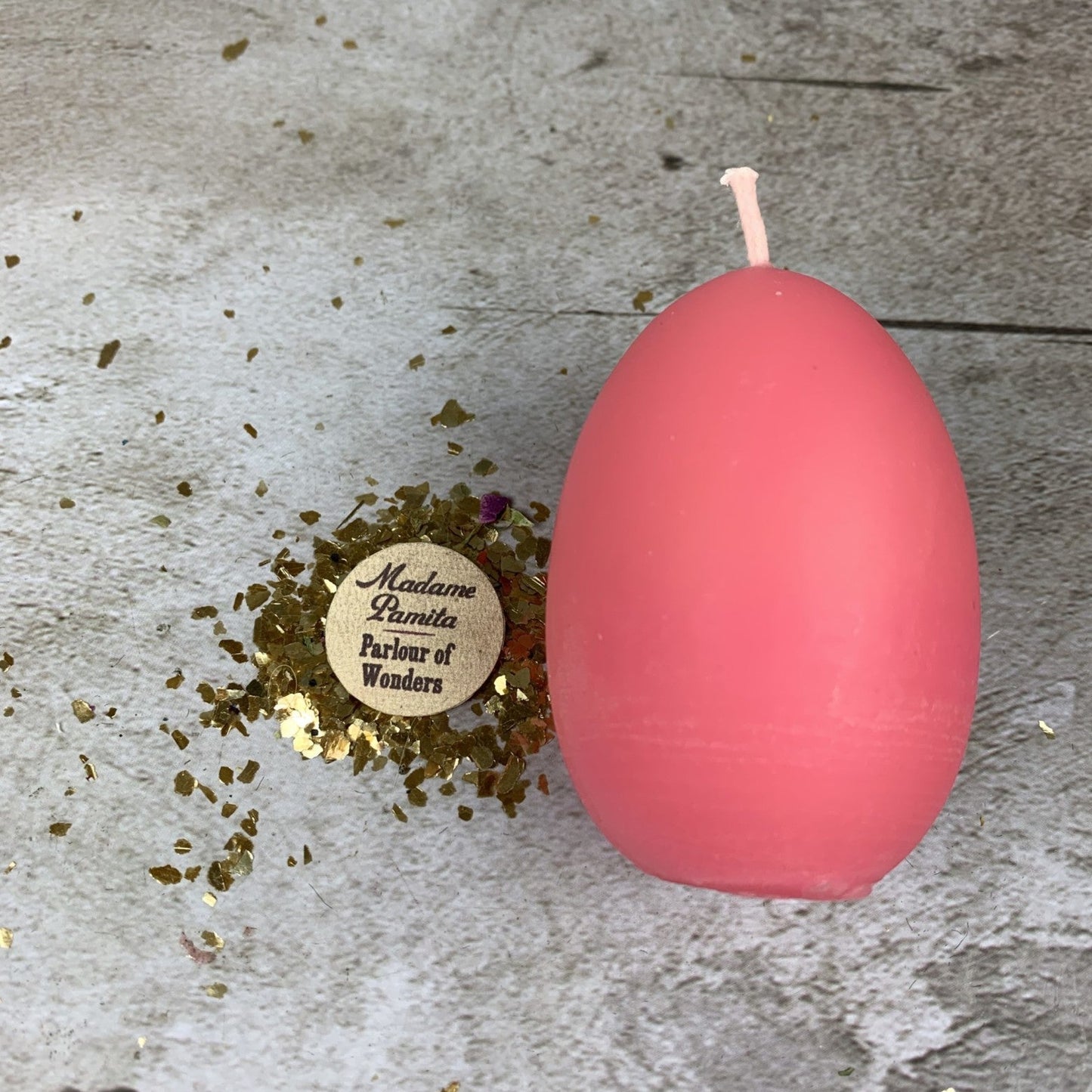 Egg Talisman Candle Spell Kit - New Beginnings & Fertility Magic – Pink (Romance) Candle Spell Kit