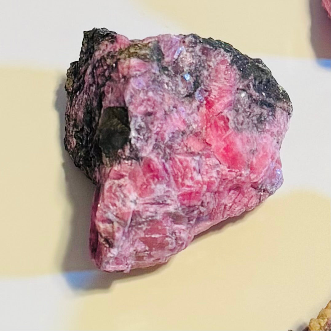 Rhodochrosite – Rough Unpolished Healing Stone with Manganese