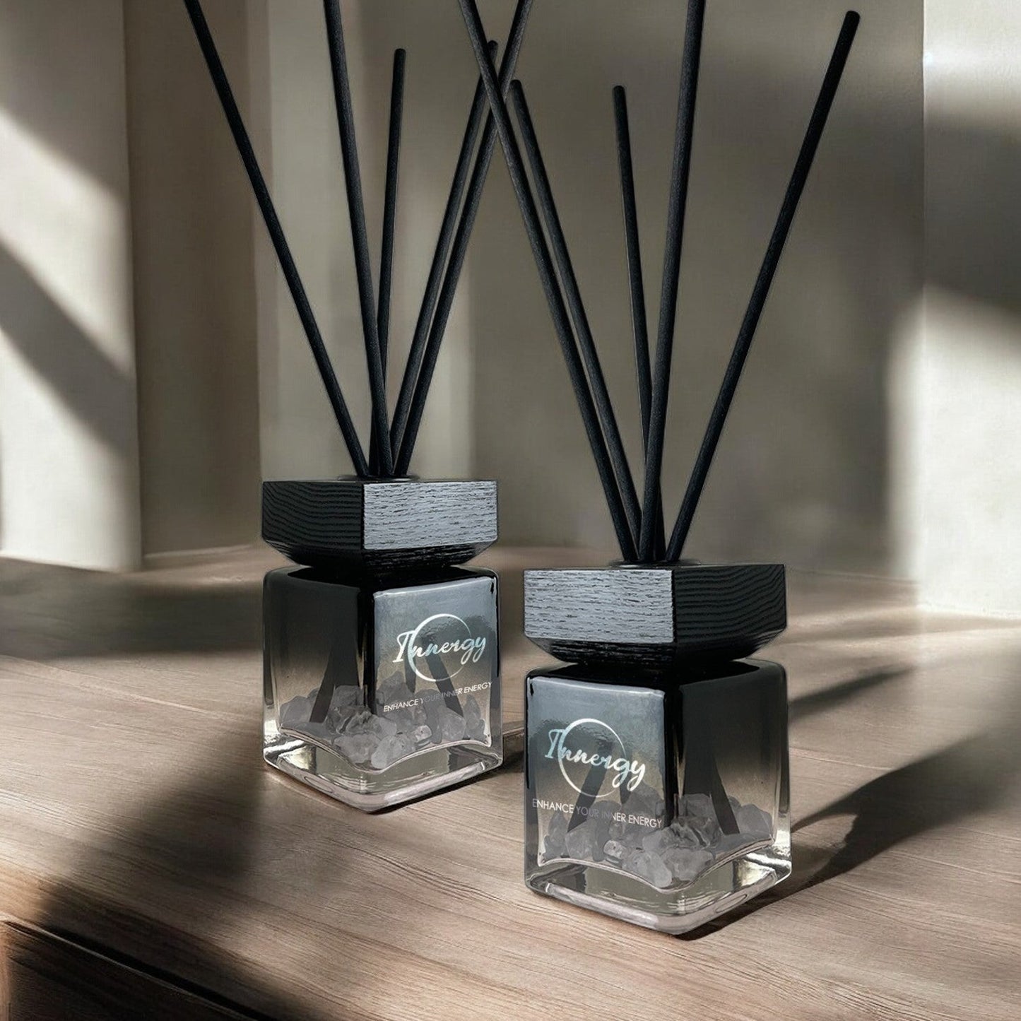 Mountain Air Crystal-Enhanced Reed Oil Diffuser, 100ml