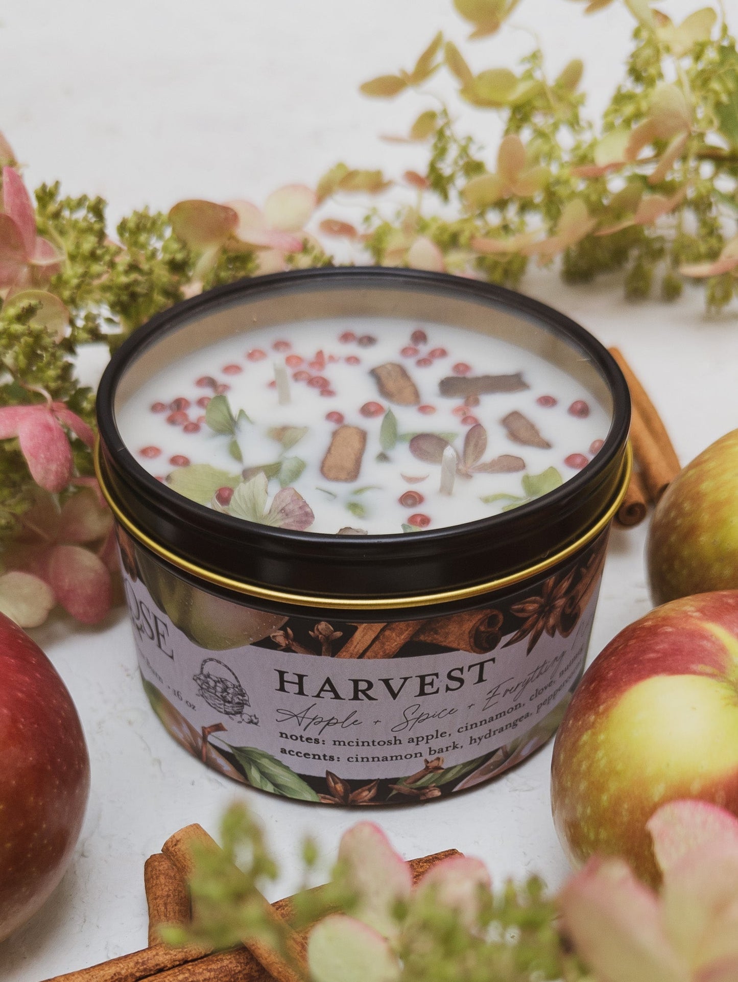 HARVEST Apple Spice 4oz Tin Candle