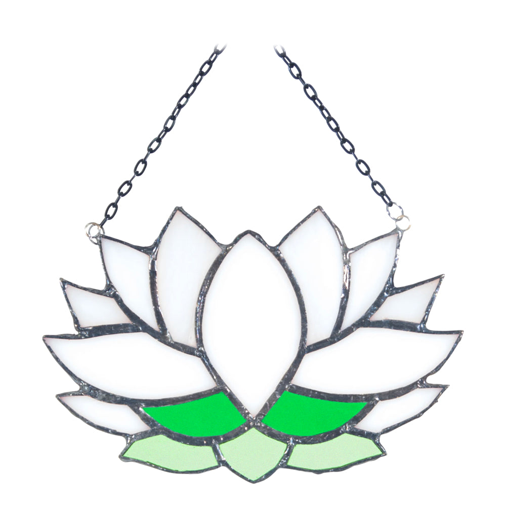 Small Lotus Stained Glass