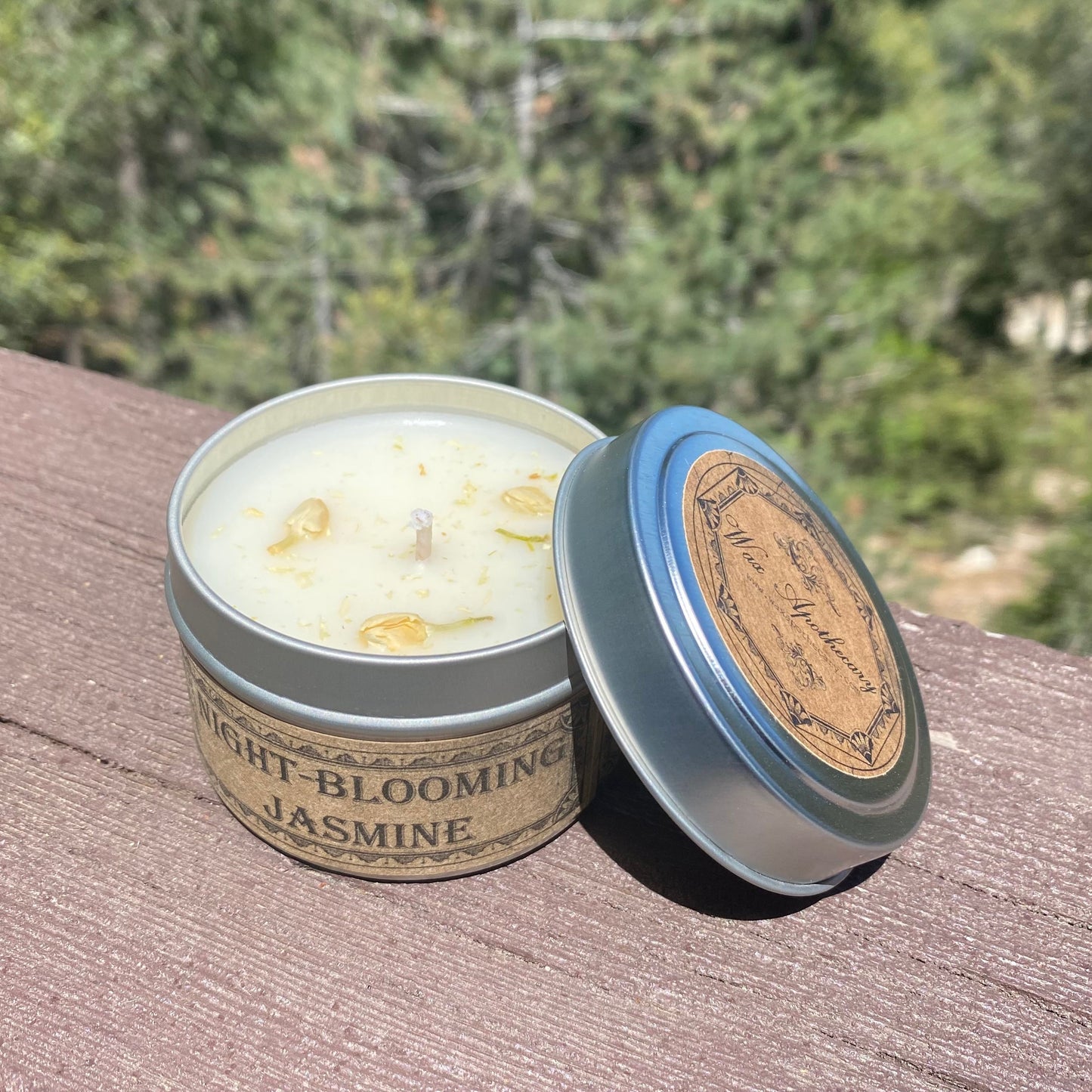 Night-Blooming Jasmine Botanical Candle Travel Tin