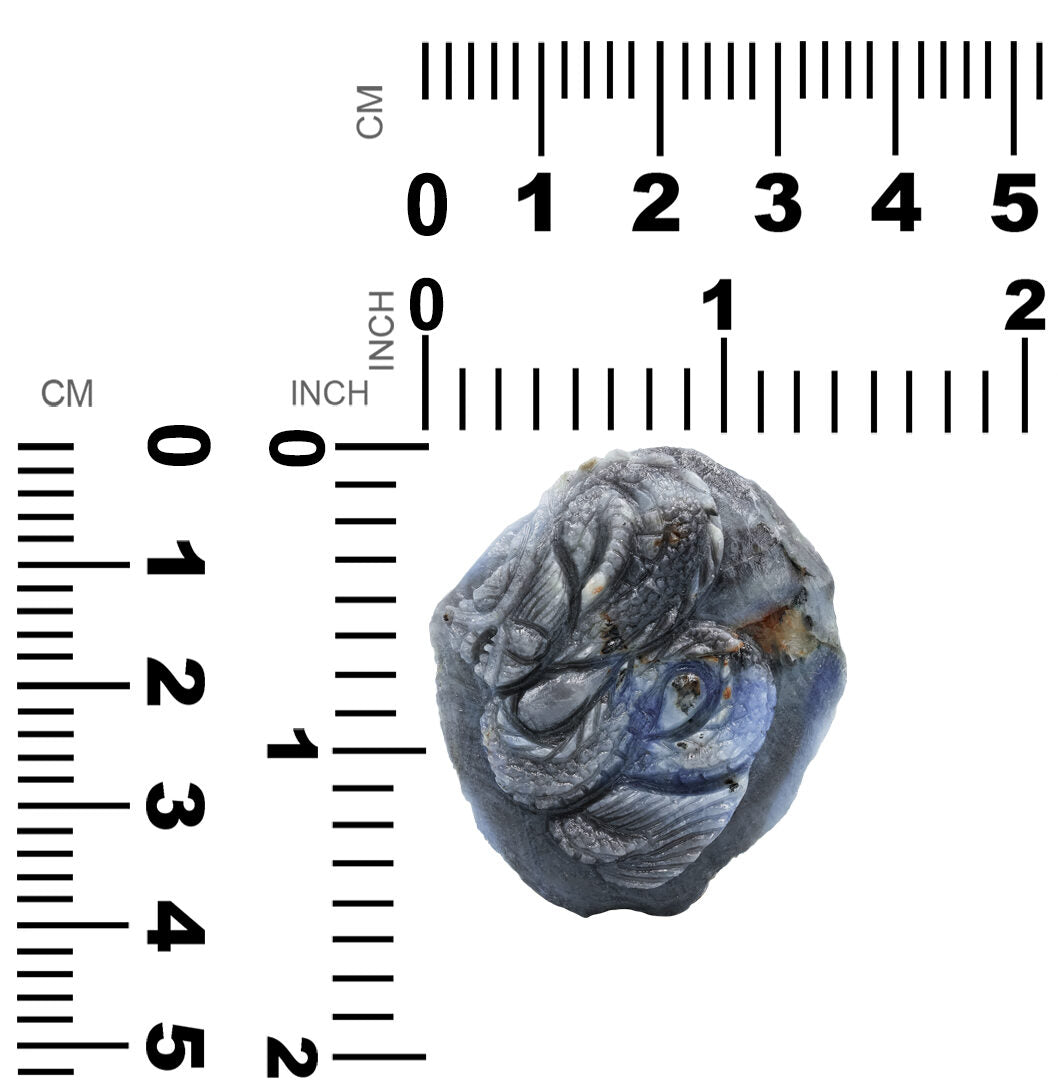 Starborn Hand Carved Sapphire Dragon 180.6 cts - 1 piece – RP - Regular Price