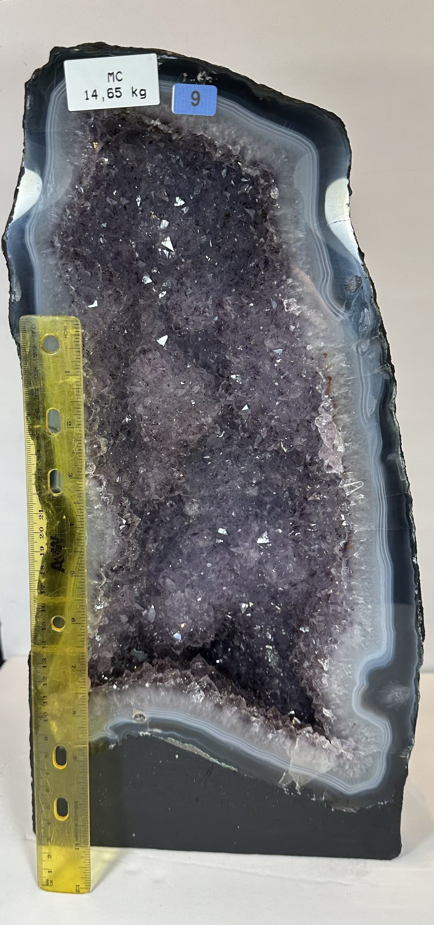 Large Amethyst Cathedral Geode - Brazilian Purple Crystal Cluster – Lapidary