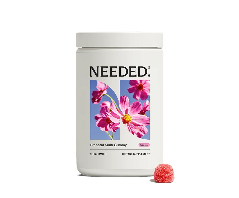 Needed Prenatal Multi Gummies, Tropical, 90 Count โ