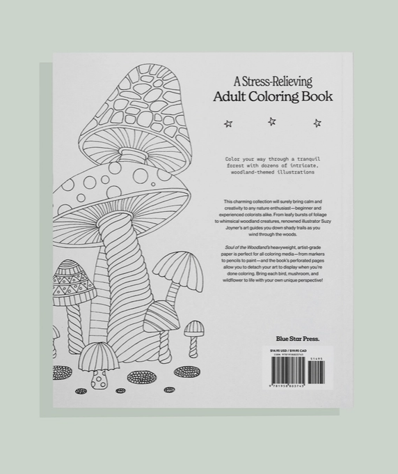 Soul of the Woodland – Adult Coloring Book by Suzanne Joyner – coloring book