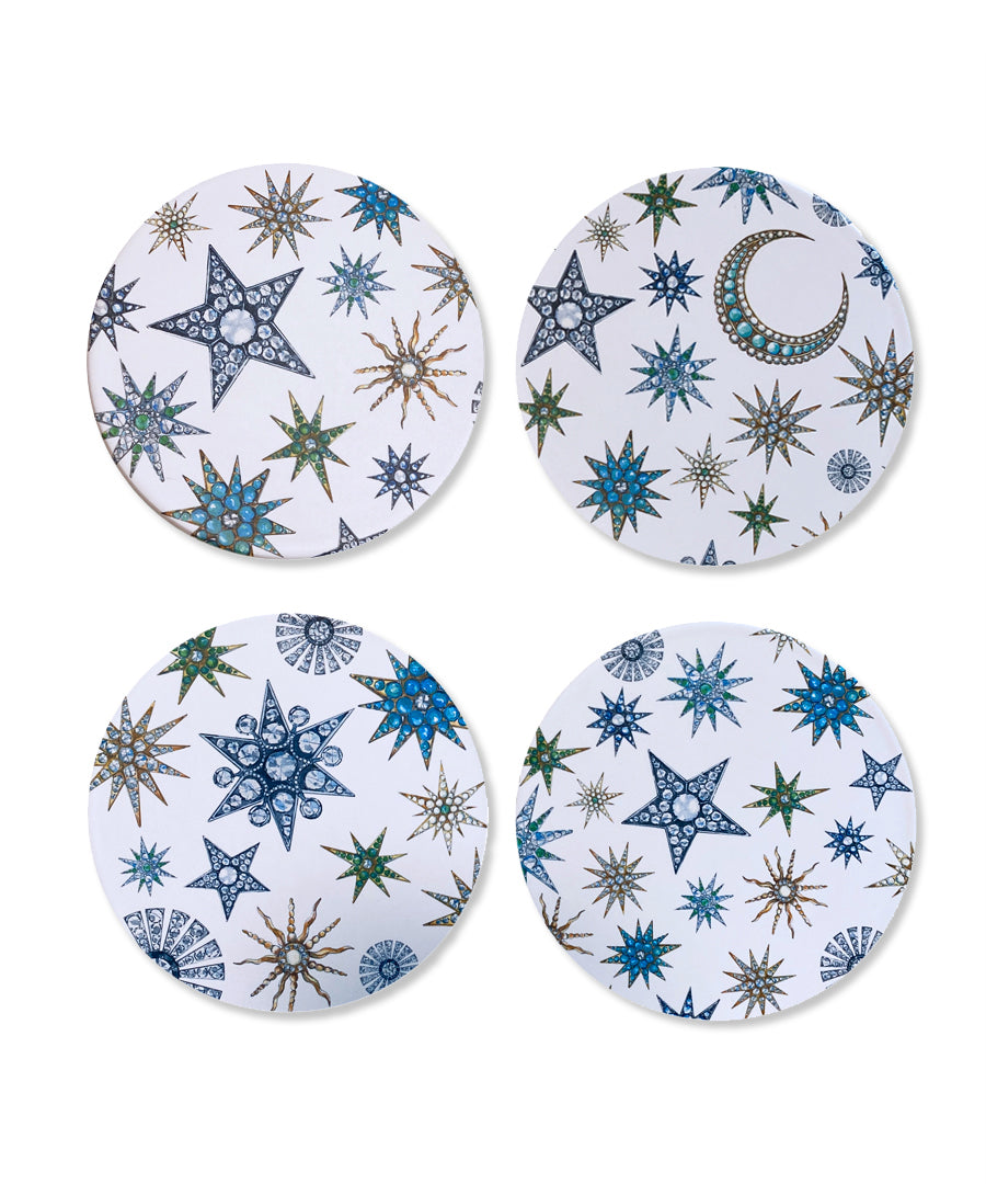 Victorian Star & Moon Coaster Set