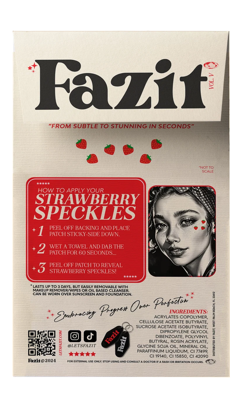 Fazit Temporary Makeup Patches – Stars, Freckles & Speckles –